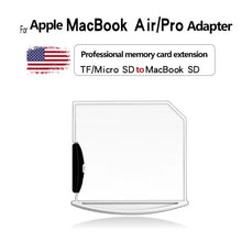 Load image into Gallery viewer, Micro SD / TF Card to SD Adapter for MacBook Air / Pro, Support up to 512GB