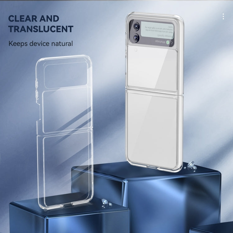For Samsung Galaxy Z Flip4 All-inclusive Clear Crystal PC +TPU Shockproof Phone Case