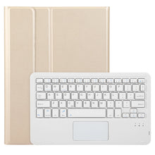 Load image into Gallery viewer, For iPad 11 2025 / 10th Gen 10.9 2022 A10B-A Lambskin Texture Bluetooth Touch Keyboard Leather Tablet Case with Pen Slot, A10B-A