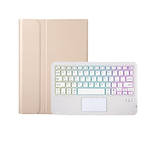 Load image into Gallery viewer, For iPad 11 2025 / 10th Gen 10.9 2022 A10B-AS Lambskin Texture Backlight Bluetooth Touch Keyboard Leather Tablet Case with Pen Slot, A10B-AS