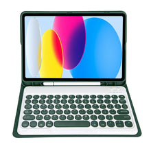 Load image into Gallery viewer, For iPad 11 2025 / 10th Gen 10.9 2022 YA10B Lambskin Texture Bluetooth Keyboard Leather Tablet Case with Pen Slot, YA10B