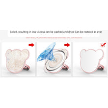 Load image into Gallery viewer, AIQAA For Galaxy S8 + / G9550 Solid Color Metal Paint Plastic PC Dropproof Protective case with Bear Ring Holder