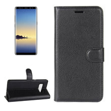Load image into Gallery viewer, For Galaxy Note 8 Litchi Texture Horizontal Flip Leather Case with Holder &amp; Card Slots &amp; Wallet