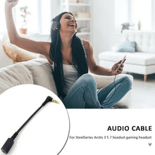 Load image into Gallery viewer, ZS0167 Sound Card Connecting Cable + Adapter Cable for Steelseries Arctis 3 5 7 Headphones, Sound Card Cable + Adapter Cable
