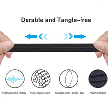 Load image into Gallery viewer, ZS0010 Wired Control Version 3.5mm to 2.5mm Headphone Cable for Sennheiser HD518 HD558 HD598 HD579 559