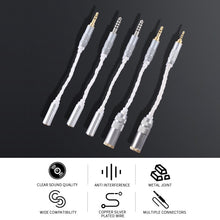 Load image into Gallery viewer, ZS0021 4.4mm Male to 3.5mm Female Balance Adapter Cable, 4.4mm Male to 3.5mm Female