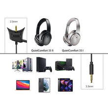 Load image into Gallery viewer, ZS0217 Gaming Noise Cancelling Headphone Cable for BOSE QC35I / QC35II