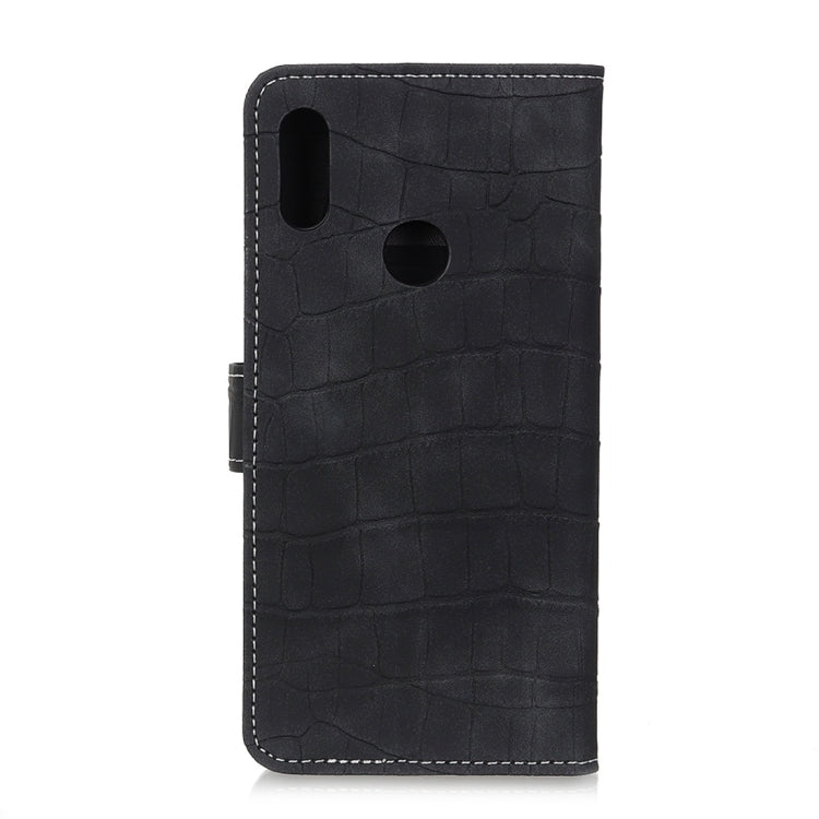 Crocodile Texture Horizontal Flip Leather Case for Galaxy A40, with Holder & Wallet & Card Slots & Photo Frame