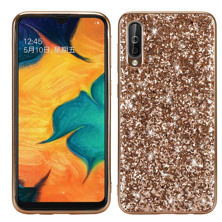 Glittery Powder Shockproof TPU Case for Galaxy A70