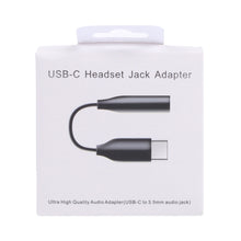 Load image into Gallery viewer, Type-C Male to 3.5mm Female Earphone Adapter Audio Adapter