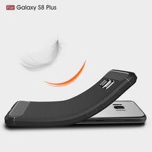 Load image into Gallery viewer, For Galaxy S8 + / G9550 Brushed Carbon Fiber Texture Shockproof TPU Protective Cover Case, For Galaxy S8 + / G9550, For Samsung Galaxy S8 + / G9550