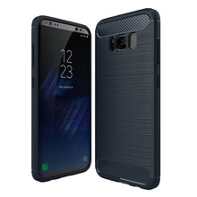 Load image into Gallery viewer, For Galaxy S8 + / G9550 Brushed Carbon Fiber Texture Shockproof TPU Protective Cover Case