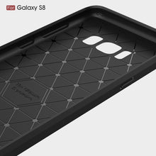 Load image into Gallery viewer, For Galaxy S8 Brushed Carbon Fiber Texture Shockproof TPU Protective Cover Case, For Galaxy S8, For Samsung Galaxy S8