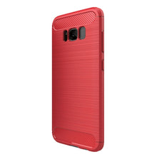Load image into Gallery viewer, For Galaxy S8 Brushed Carbon Fiber Texture Shockproof TPU Protective Cover Case