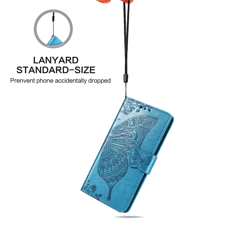 Butterfly Love Flowers Embossing Horizontal Flip Leather Case for Galaxy S10, with Holder & Card Slots & Wallet & Lanyard, For Galaxy S10
