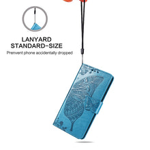 Load image into Gallery viewer, Butterfly Love Flowers Embossing Horizontal Flip Leather Case for Galaxy A50, with Holder &amp; Card Slots &amp; Wallet &amp; Lanyard
