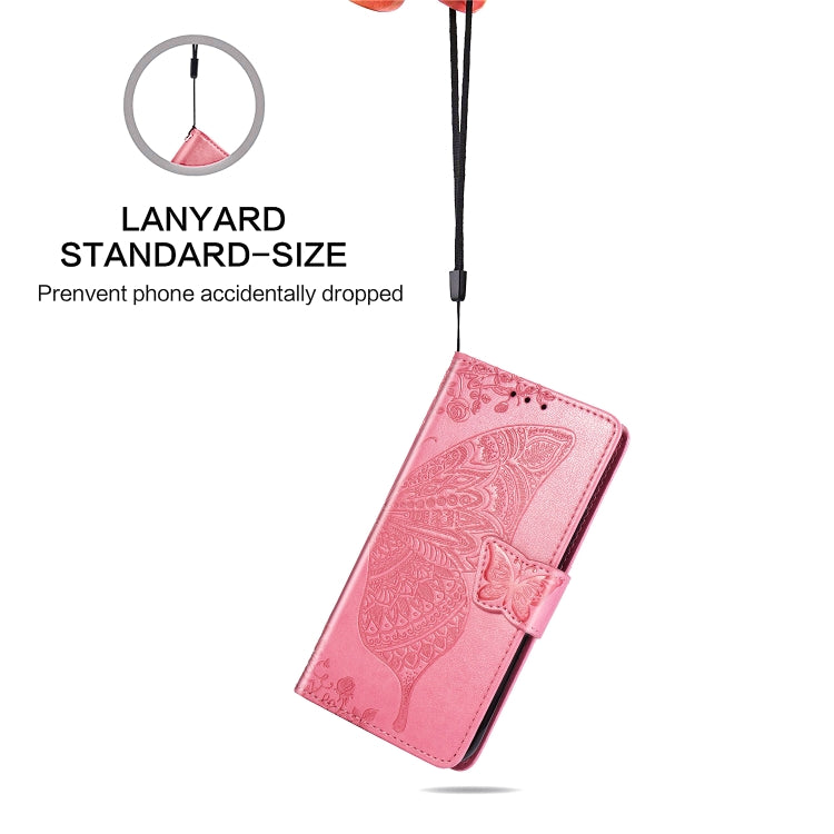Butterfly Love Flowers Embossing Horizontal Flip Leather Case for Galaxy S10e, with Holder & Card Slots & Wallet & Lanyard, For Galaxy S10e