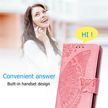Load image into Gallery viewer, Butterfly Love Flowers Embossing Horizontal Flip Leather Case for Galaxy S10e, with Holder &amp; Card Slots &amp; Wallet &amp; Lanyard, For Galaxy S10e