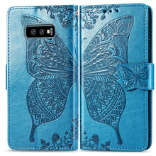 Load image into Gallery viewer, Butterfly Love Flowers Embossing Horizontal Flip Leather Case for Galaxy S10e, with Holder &amp; Card Slots &amp; Wallet &amp; Lanyard, For Galaxy S10e