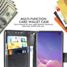 Load image into Gallery viewer, Butterfly Love Flowers Embossing Horizontal Flip Leather Case for Galaxy S10e, with Holder &amp; Card Slots &amp; Wallet &amp; Lanyard