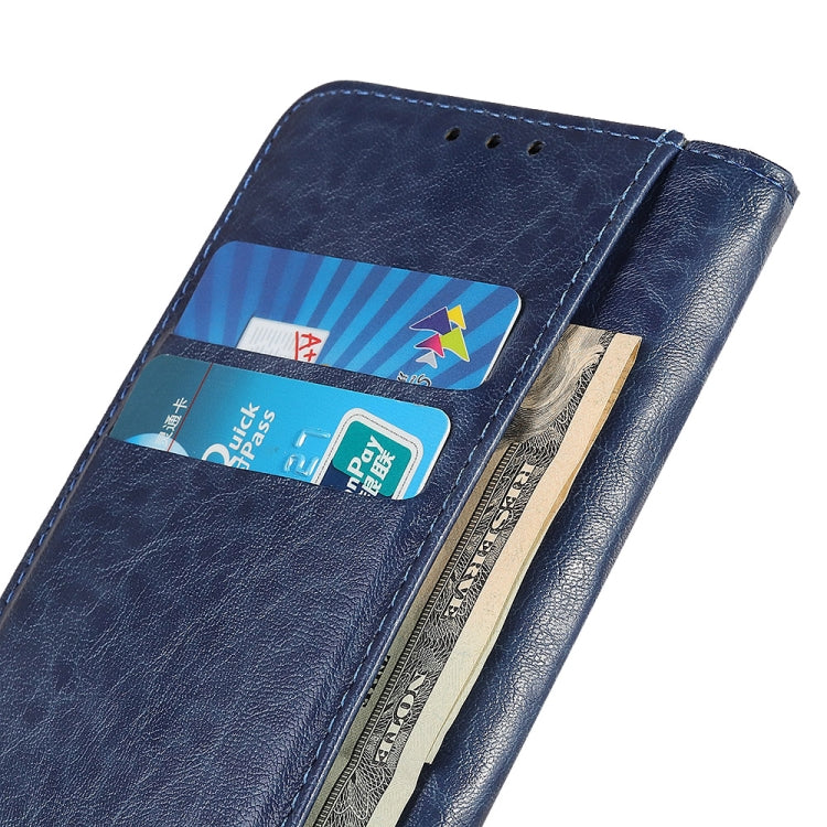 Magnetic Retro Crazy Horse Texture Horizontal Flip Leather Case for Galaxy A70, with Holder & Card Slots & Photo Frame