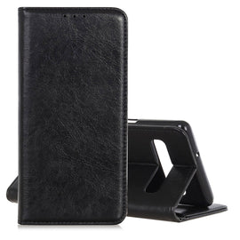 Magnetic Retro Crazy Horse Texture Horizontal Flip Leather Case for Galaxy S10 5G, with Holder & Card Slots & Photo Frame