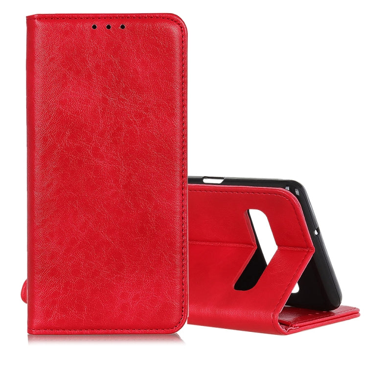 Magnetic Retro Crazy Horse Texture Horizontal Flip Leather Case for Galaxy S10 5G, with Holder & Card Slots & Photo Frame