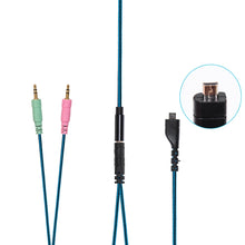Load image into Gallery viewer, ZS0158 Straight Plug + Adapter Cable Gaming Headset Audio Cable for SteelSeries Arctis 3 / 5 / 7, Straight Plug + Adapter Cable