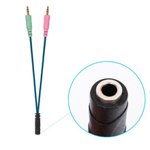 Load image into Gallery viewer, ZS0158 Straight Plug + Adapter Cable Gaming Headset Audio Cable for SteelSeries Arctis 3 / 5 / 7, Straight Plug + Adapter Cable