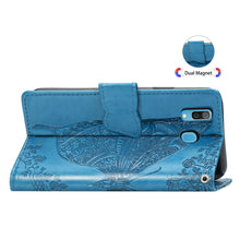 Load image into Gallery viewer, Butterfly Love Flowers Embossing Horizontal Flip Leather Case for Galaxy A40, with Holder &amp; Card Slots &amp; Wallet &amp; Lanyard, For Galaxy A40