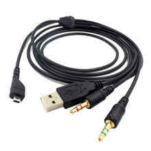 Load image into Gallery viewer, ZS0224 3-Prong Headphone Audio Cable for SteelSeries Arctis 3 / 5 / 7 / Pro, ZS0224