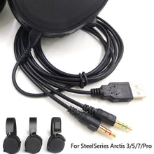 Load image into Gallery viewer, ZS0224 3-Prong Headphone Audio Cable for SteelSeries Arctis 3 / 5 / 7 / Pro, ZS0224