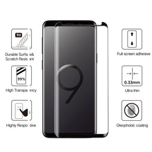 Load image into Gallery viewer, For Galaxy S9+ 0.33mm 9H Surface Hardness 3D Curved Edge Anti-scratch Non-full Screen HD Fully Adhesive Glass Screen Protector
