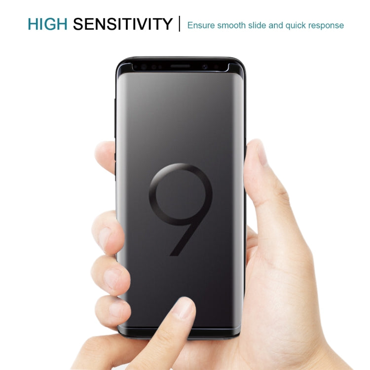 For Galaxy S9+ 9H Surface Hardness 3D Curved Edge Anti-scratch Non-full Screen HD Tempered Glass Screen Protector, For Galaxy S9+ 3D, Galaxy S9+ 3D