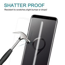 Load image into Gallery viewer, For Galaxy S9+ 9H Surface Hardness 3D Curved Edge Anti-scratch Full Screen HD Tempered Glass Screen Protector