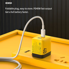 Load image into Gallery viewer, WK WP-U128 40W Dual USB-C/Type-C Interface Gallium Nitride Charger,Specifications: US Plug