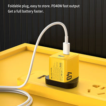 Load image into Gallery viewer, WK WP-U128 40W Dual USB-C/Type-C Interface Gallium Nitride Charger,Specifications: UK Plug
