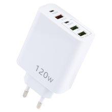 Load image into Gallery viewer, 120W Dual PD Type-C + 3 x USB Multi Port Charger, EU Plug, EU Plug