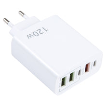 Load image into Gallery viewer, 120W Dual PD Type-C + 3 x USB Multi Port Charger, EU Plug, EU Plug