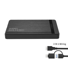 Load image into Gallery viewer, Onten UHD1 12.5 inch External Hard Drive Disk Case with 2 in 1Cable