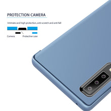 Load image into Gallery viewer, Electroplating Mirror Horizontal Flip Leather Case for Galaxy A70 , with Holder