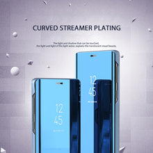Load image into Gallery viewer, Electroplating Mirror Horizontal Flip Leather Case for Galaxy A70 , with Holder