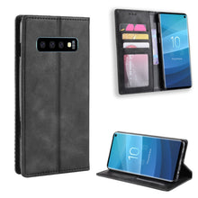 Load image into Gallery viewer, Magnetic Buckle Retro Crazy Horse Texture Horizontal Flip Leather Case for Galaxy S10 (5G), with Holder &amp; Card Slots &amp; Photo Frame