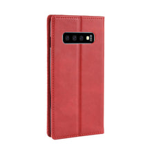 Load image into Gallery viewer, Magnetic Buckle Retro Crazy Horse Texture Horizontal Flip Leather Case for Galaxy S10 (5G), with Holder &amp; Card Slots &amp; Photo Frame, For Galaxy S10 (5G)
