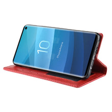 Load image into Gallery viewer, Magnetic Buckle Retro Crazy Horse Texture Horizontal Flip Leather Case for Galaxy S10 (5G), with Holder &amp; Card Slots &amp; Photo Frame, For Galaxy S10 (5G)