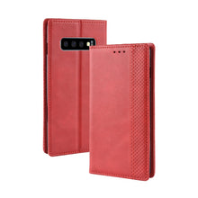 Load image into Gallery viewer, Magnetic Buckle Retro Crazy Horse Texture Horizontal Flip Leather Case for Galaxy S10 (5G), with Holder &amp; Card Slots &amp; Photo Frame, For Galaxy S10 (5G)