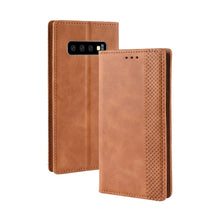 Load image into Gallery viewer, Magnetic Buckle Retro Crazy Horse Texture Horizontal Flip Leather Case for Galaxy S10 (5G), with Holder &amp; Card Slots &amp; Photo Frame