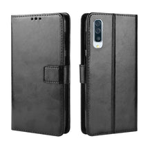 Load image into Gallery viewer, Retro Crazy Horse Texture Horizontal Flip Leather Case for Galaxy A70, with Holder &amp; Card Slots &amp; Photo Frame