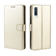 Load image into Gallery viewer, Retro Crazy Horse Texture Horizontal Flip Leather Case for Galaxy A70, with Holder &amp; Card Slots &amp; Photo Frame