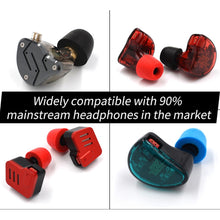 Load image into Gallery viewer, KZ 6 PCS Sound Insulation Noise Cancelling Memory Foam Earbuds Kit for All In-ear Earphone, Size: L &amp; M &amp; S